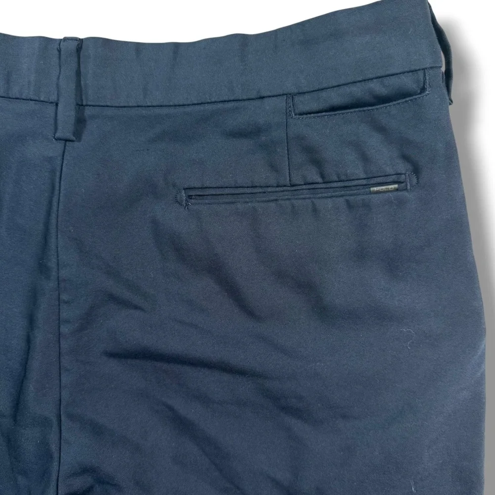 Polo Ralph Lauren Performance Shorts Mens 36 Navy Blue Golf Flat Front